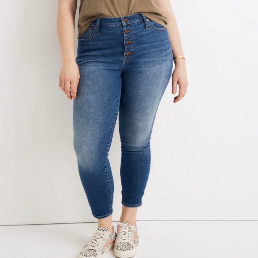 Madewell 9" Mid-Rise Skinny Crop Jeans